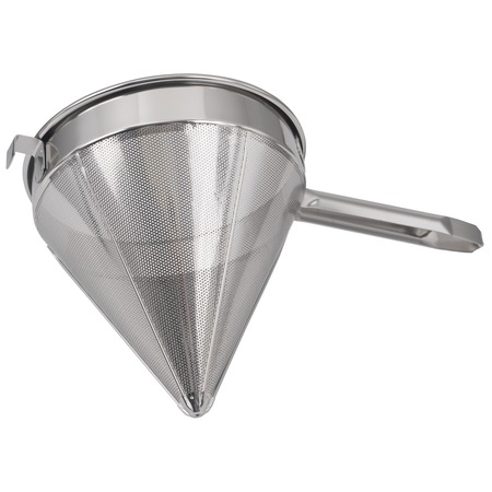 STANTON TRADING Chinese Strainer, 10" Dia., Fi Ne Mesh, Stainless Steel With 1821F